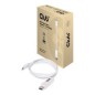 Club 3D CAC-1517 USB-C 3.1 til DisplayPort 1.2 kabel 1.2m Hvid Club 3D CAC-1517 USB-C 3.1 til DisplayPort 1.2 kabel 1.2m Hvid